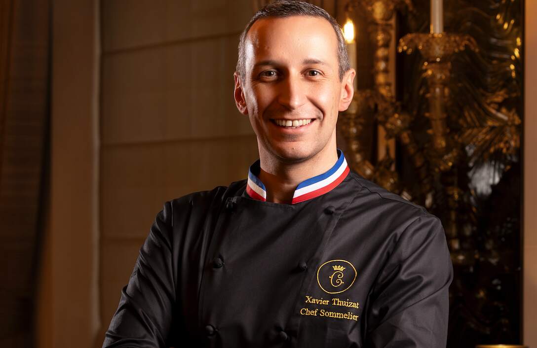 Xavier Thuizat chef sommelier chez Air France