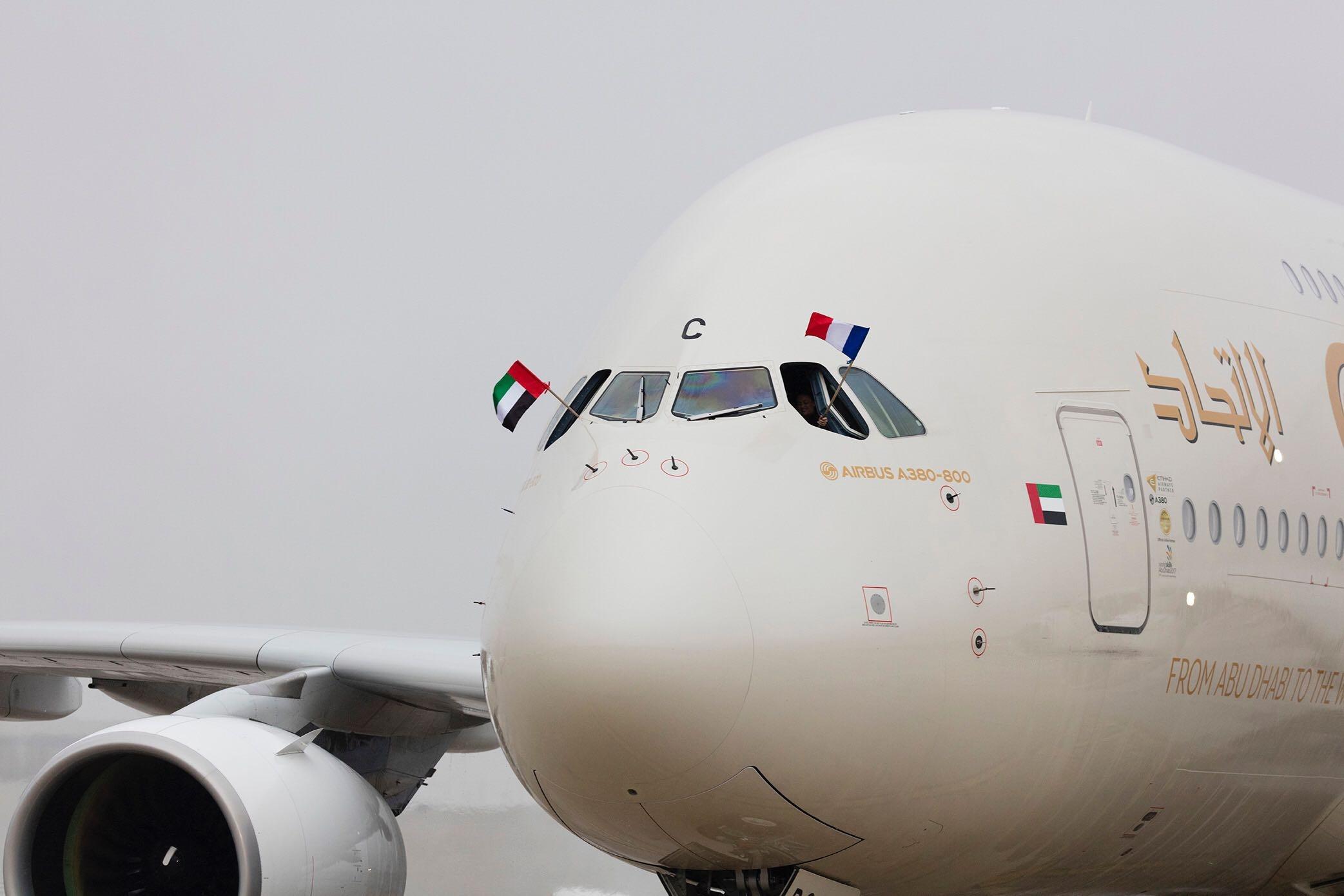 L'A380 d'Etihad retourne à Paris en novembre 2024