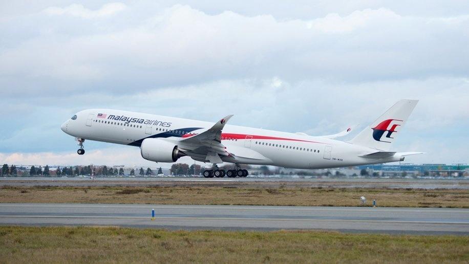 Le premier A350 de Malaysia se pose à Kuala Lumpur