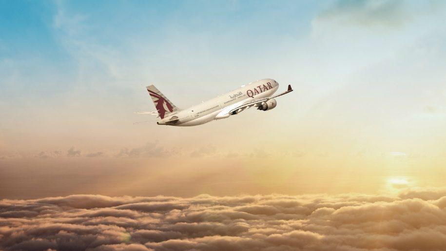 Un avion de Qatar Airways durant des turbulences