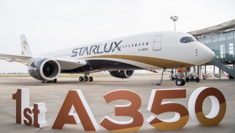 Un A350 de Starlux la compagnie aérienne taïwanaise