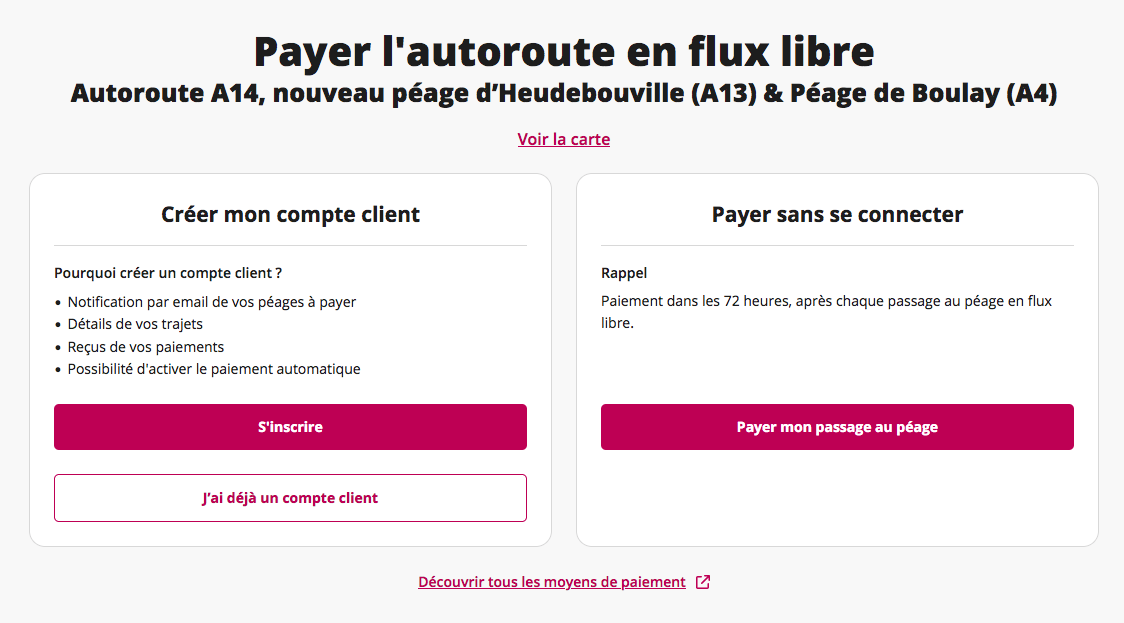 Péages en flux libre autoroutes