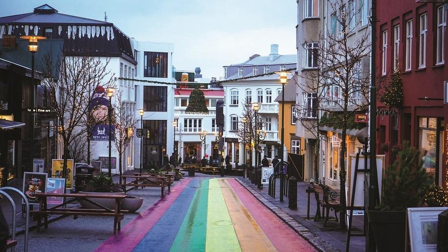 La Rainbow Road à Reykjavik